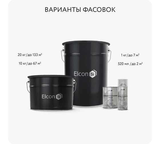 Состав для холодного цинкования/цинковая краска/цинковая грунтовка/грунт по металлу Elcon Zintech аэрозоль 520мл 00-00002981