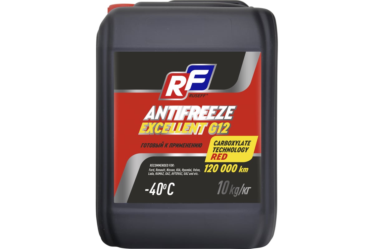 Антифриз ANTIFREEZE EXCELLENT G12 40 RUSEFF 10 кг 17358N - выгодная ...