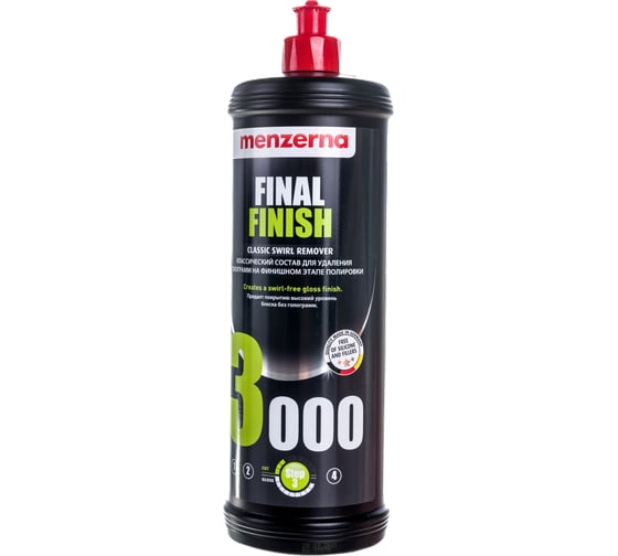 Низкоабразивная доводочная полировальная паста Final Finish 3000 250 мл Menzerna 22029.281.870