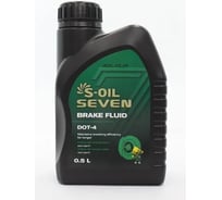 Жидкость тормозная S-OIL SEVEN 7 BREAKE FLUID DOT 4 0.5L E403751