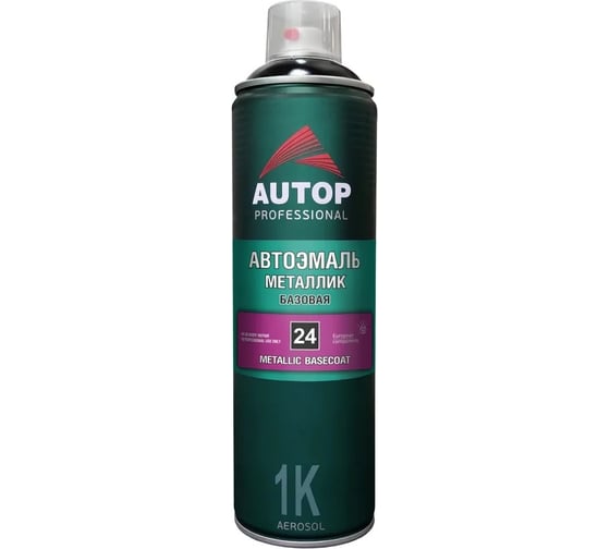Акриловая автоэмаль AUTOP Professional №24 металлик, 630 Кварц, аэрозоль 650 мл ATP-A07837
