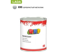 Базовая эмаль REF lada 690 серебристый металлик 0,9л 20690