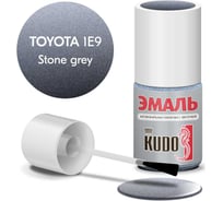 Эмаль автомобильная ремонтная с кисточкой KUDO TOYOTA 1E9- Stone grey металлик KU-74806 31975362