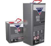 Двухкомпонентный прозрачный лак Solid 800 HS - (5000+2500мл) - 2K лак системы HS 2+1 (в комп. с отвердит.) 319.7500