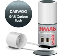 Эмаль автомобильная ремонтная с кисточкой KUDO DAEWOO GAR Carbon flash металлик KU-74505 31975254