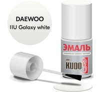 Эмаль автомобильная ремонтная с кисточкой KUDO DAEWOO 11U Galaxy white KU-74501