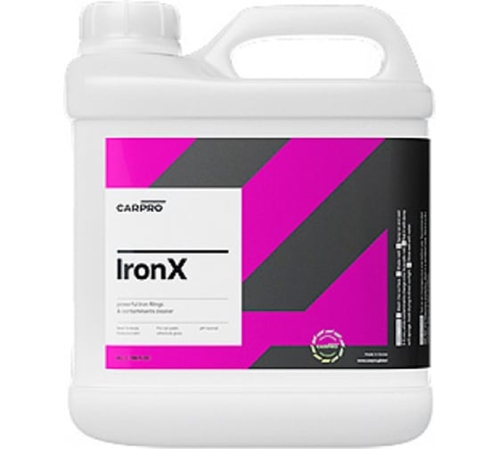 Очиститель коррозии-металлических вкраплений CARPRO Ironx cherry аромат вишни, 4 л CP-165 1
