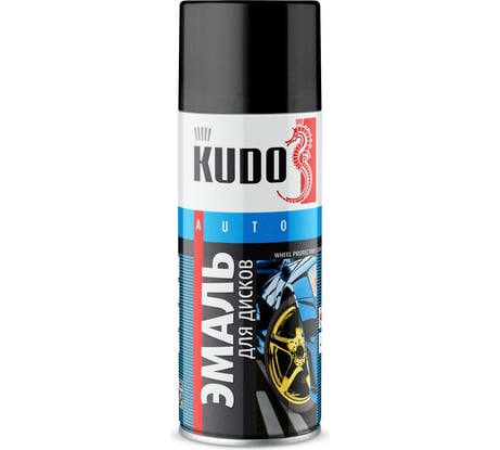 Эмаль для дисков черная KUDO KU-5203