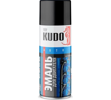 Эмаль для двигателя KUDO черная 520 мл 5131 11605157