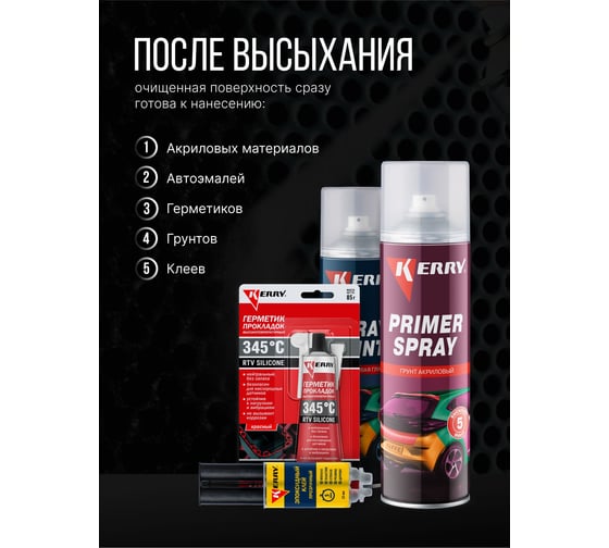 Быстрый очиститель (универсальный очиститель) KERRY KR-968