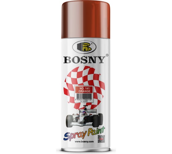 Универсальная краска Bosny оранжевый RAL2009 141 1