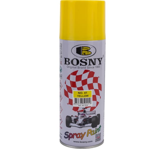 Универсальная краска Bosny желтый RAL1018 41 1