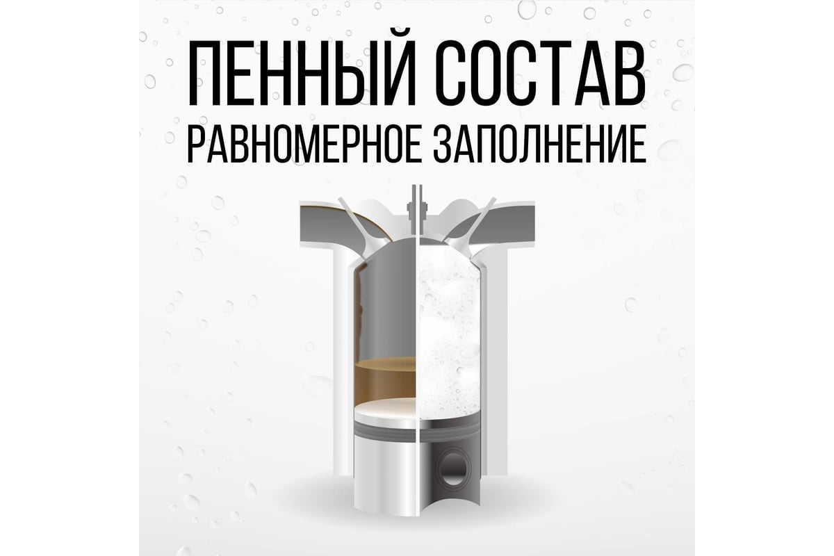 Раскоксовка двигателя KERRY пенный очиститель клапанов и камер сгорания ...