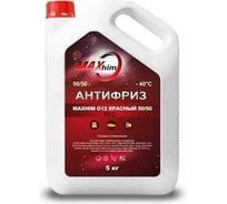 Антифриз MAXHIM G12 5 кг, красный MHR51240