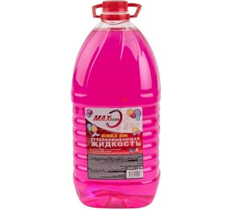 Стеклоомывающая жидкость MAXHIM BUBBLE GUM 4 л, летняя, упаковка ПЭТ MH1101