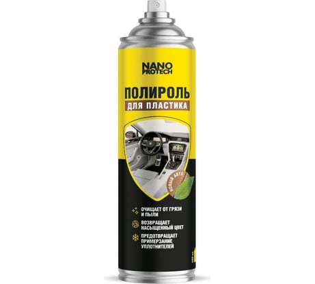 Полироль для пластика - новый автомобиль NANOPROTECH 400 мл NPPP0040