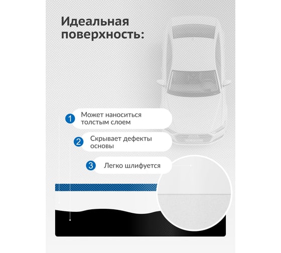 Грунт-наполнитель 1К (белый) KUDO KU-2204
