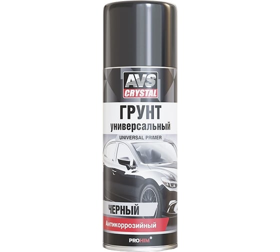 Универсальный грунт AVS чёрный 520 мл аэрозоль AVK-152 A78392S 1