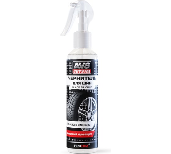 Чернитель шин AVS BLACK SILICONE триггер 250 мл AVK-096 A07401S 1