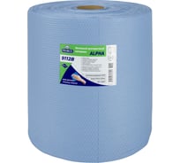 Нетканый протирочный материал PROBOS ALPHA 9112B, 110 г/м2, голубой, сотовое тиснение, 32x34см, 475 9112B475