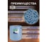 Нетканый протирочный материал PROBOS GAMMA 7853B, 85 г/м2, голубой, V-тиснение, 32x36см, 500л/рулон 7853B500 3