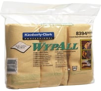 Микрофибра Kimberly-Clark WYPALL 40x40см, желтая, 6 салф/упак 8394