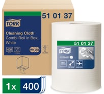 Нетканый материал TORK арт. 510137 Premium 510, белый, универс. применения, в рулоне 152 м 12180