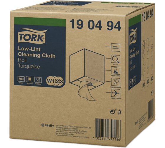 Нетканый материал для деликатной чистки TORK Premium 190494 22471
