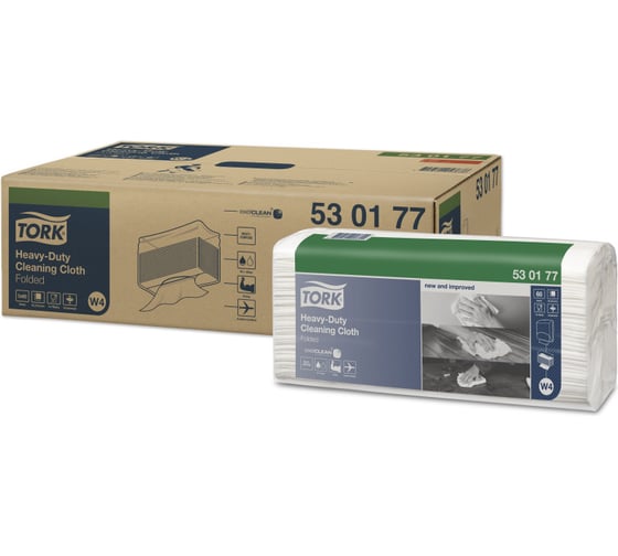 Нетканый материал TORK Premium 530, белый, в салфетках 5 шт. в уп 530177 10157