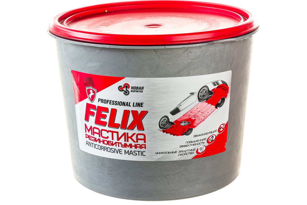 Резино-битумная мастика FELIX 2 кг 411040081 - выгодная цена, отзывы,  характеристики, фото - купить в Москве и РФ