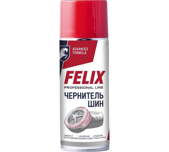 Чернитель-восстановитель блеска резины FELIX 520 мл 411040114