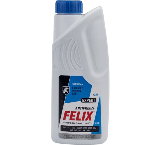 Антифриз FELIX EXPERT -40град.С, G-11, 1 кг, синий 430206057