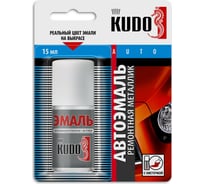 Автомобильная ремонтная эмаль с кисточкой KUDO Opel 20R Saphirschwarz 15мл 73050 11605224
