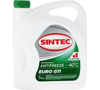 Антифриз G11 Обнинскоргсинтез Sintec Euro 5 л, зеленый 800532