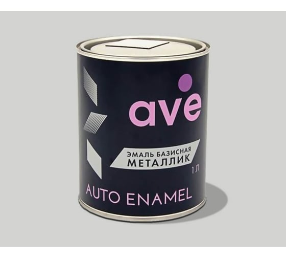 Эмаль AVE Снежная королева 690 (PPG-Helios) металлик 1 л 10106902