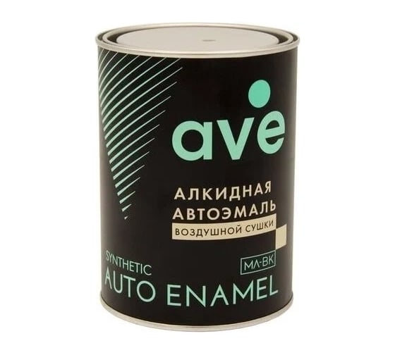 Эмаль AVE МЛ ВК Черная 601 0,8 кг 10306010 1