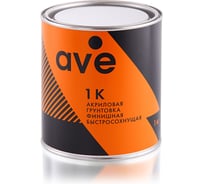 Быстросохнущая финишная акриловая грунтовка AVE 1К 1 кг 1050052
