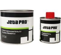 Грунт-наполнитель + отвердитель Jeta PRO 5:1, акриловый, черный, 0,5+0,1л 5758 black/0,5