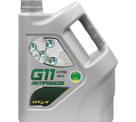 Антифриз VITEX G11 -40 Ultra G Зеленый 3 кг ASTM D 3306, ASTM D 4340, VW TL 774C, SAE J 1034, AFNOR R-15-601, BS 6580:1992 v104503 1