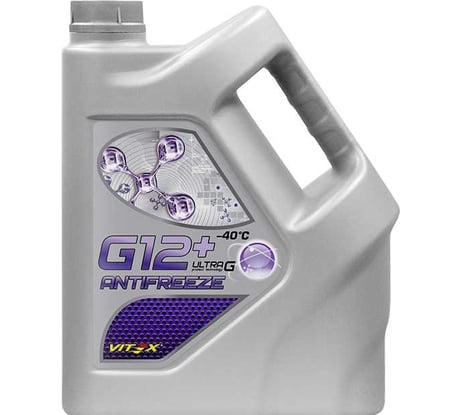 Антифриз VITEX G12+ 40 Ultra G Фиолетовый 5 кг VW TL 774 D/F v106404