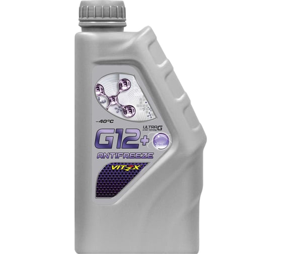 Антифриз VITEX G12+ 40 Ultra G Фиолетовый 1 кг VW TL 774 D/F v106601 1
