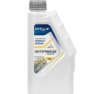 Антифриз VITEX O.E.M. for Renault Nissan -40 для европейских автомобилей Соответствует спецификации Renault 41-01-001/--T G12 Желтый 1 кг v111101