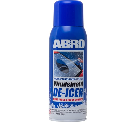 Размораживатель стекол ABRO INDUSTRIES INC аэрозоль, 326 мл WD-400 1