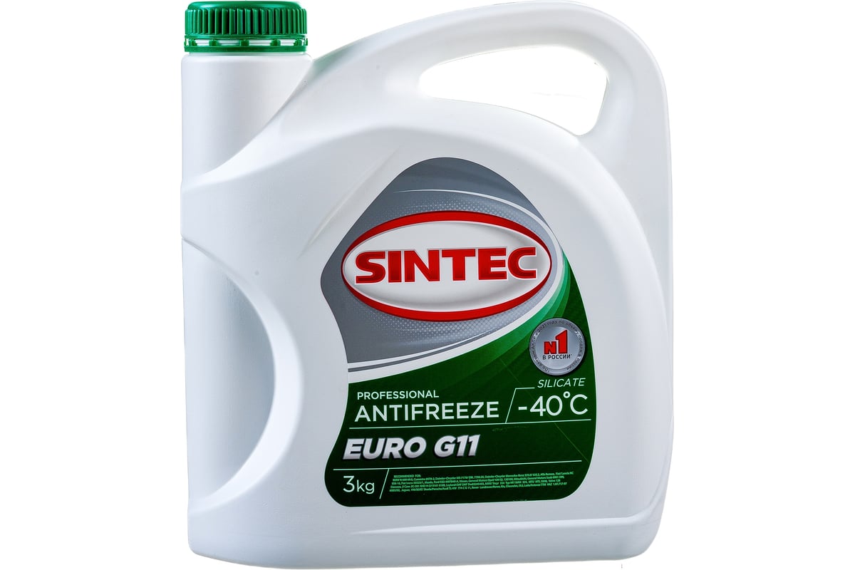 Антифриз sintec euro зеленый