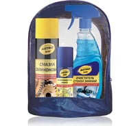 Зимний подарочный набор Astrohim Ас-512 очиститель стекол, силиконовая смазка, размораживатель замков 38433