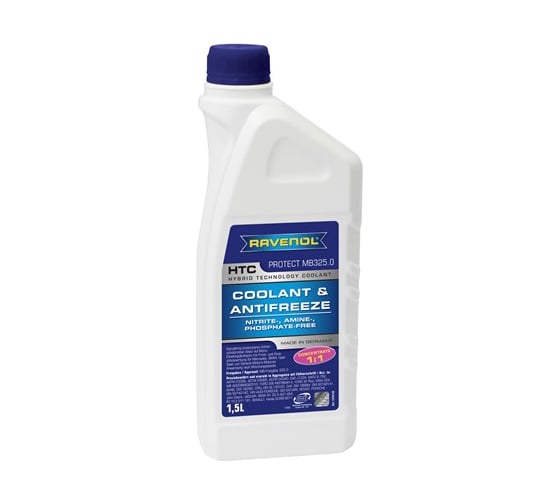 Антифриз концентрат синий RAVENOL HTC Hybrid Techn. Coolant Concent-exclusiv 1410120-150-01-999 1