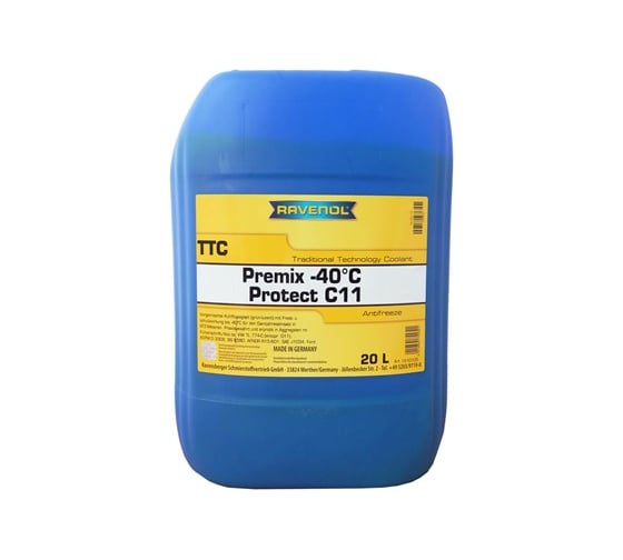 Антифриз жёлтый RAVENOL TTC Traditional Technology Coolant Premix ecobox 1410105-B20-01-888 1
