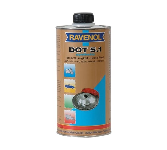 Тормозная жидкость RAVENOL DOT-5. 1 1350602-001-01-000