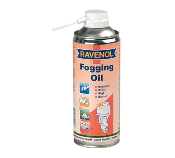 Консервирующая смазка-спрей для 2 и 4Т двигателя RAVENOL Fogging Oil 1360035-400-05-000 1