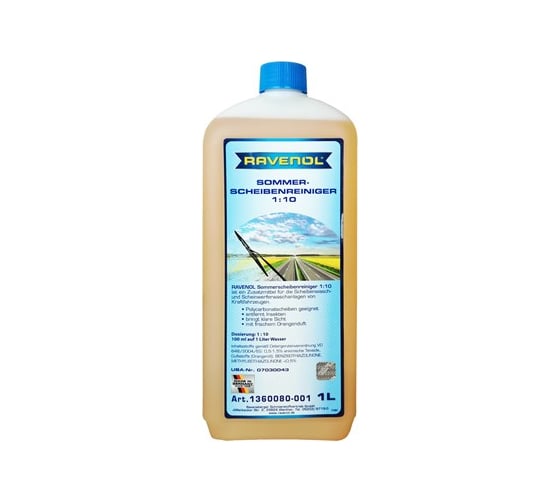 Омыватель летний концентрат RAVENOL Sommerscheibenr. Konz. 1: 10 1360080-001-01-000